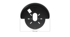 Ubiquiti UACC-G6-DOME-WS | G6 Dome Wall Spacer – White