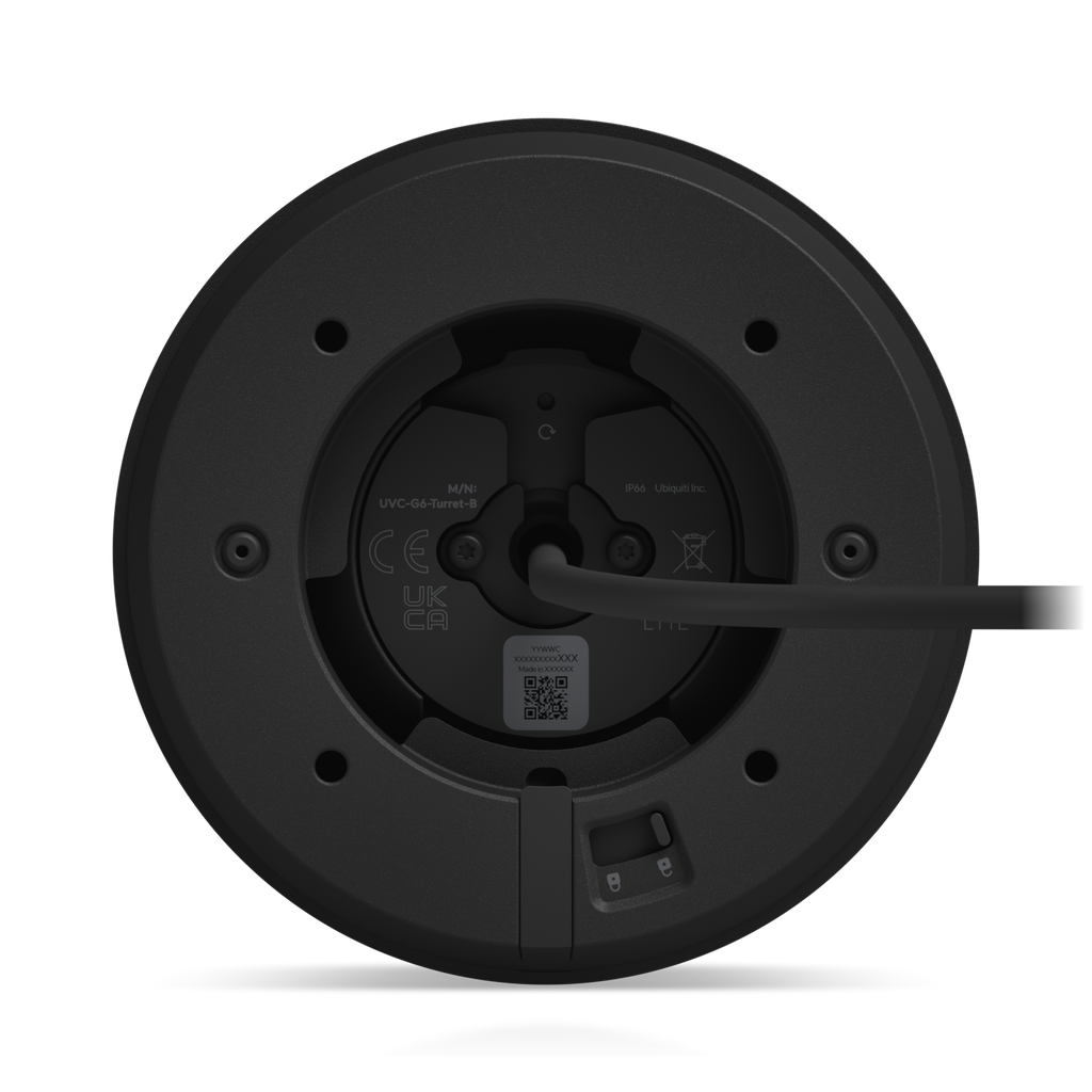 Ubiquiti UVC-G6-TURRET | G6 Turret Camera | 4K | IP66 | PoE – White