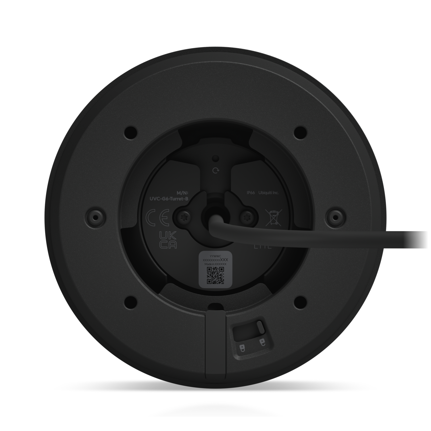Ubiquiti UVC-G6-TURRET | G6 Turret Camera | 4K | IP66 | PoE – White