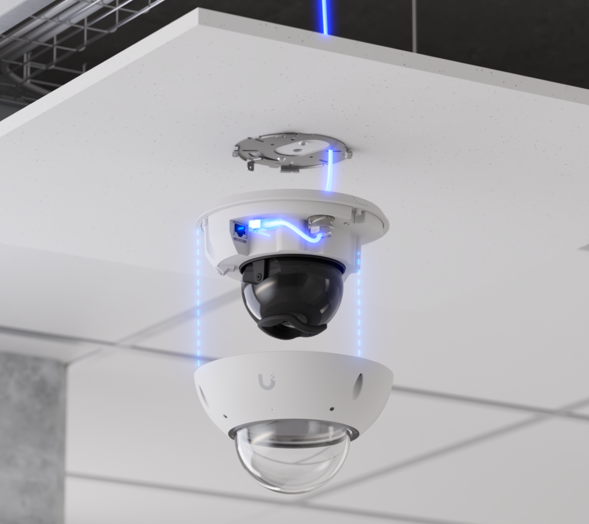Ubiquiti UVC-G6-PRO-DOME | G6 Pro Dome Camera | 4K | IP66 | 2.36x… – White