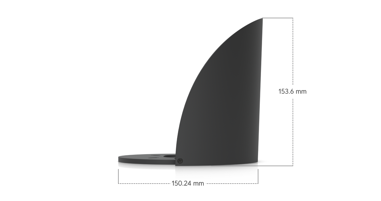 Ubiquiti UACC-G6-DOME-WS | G6 Dome Wall Spacer – White