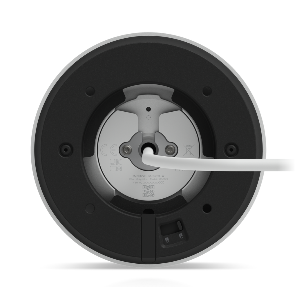 Ubiquiti UVC-G6-TURRET | G6 Turret Camera | 4K | IP66 | PoE – White