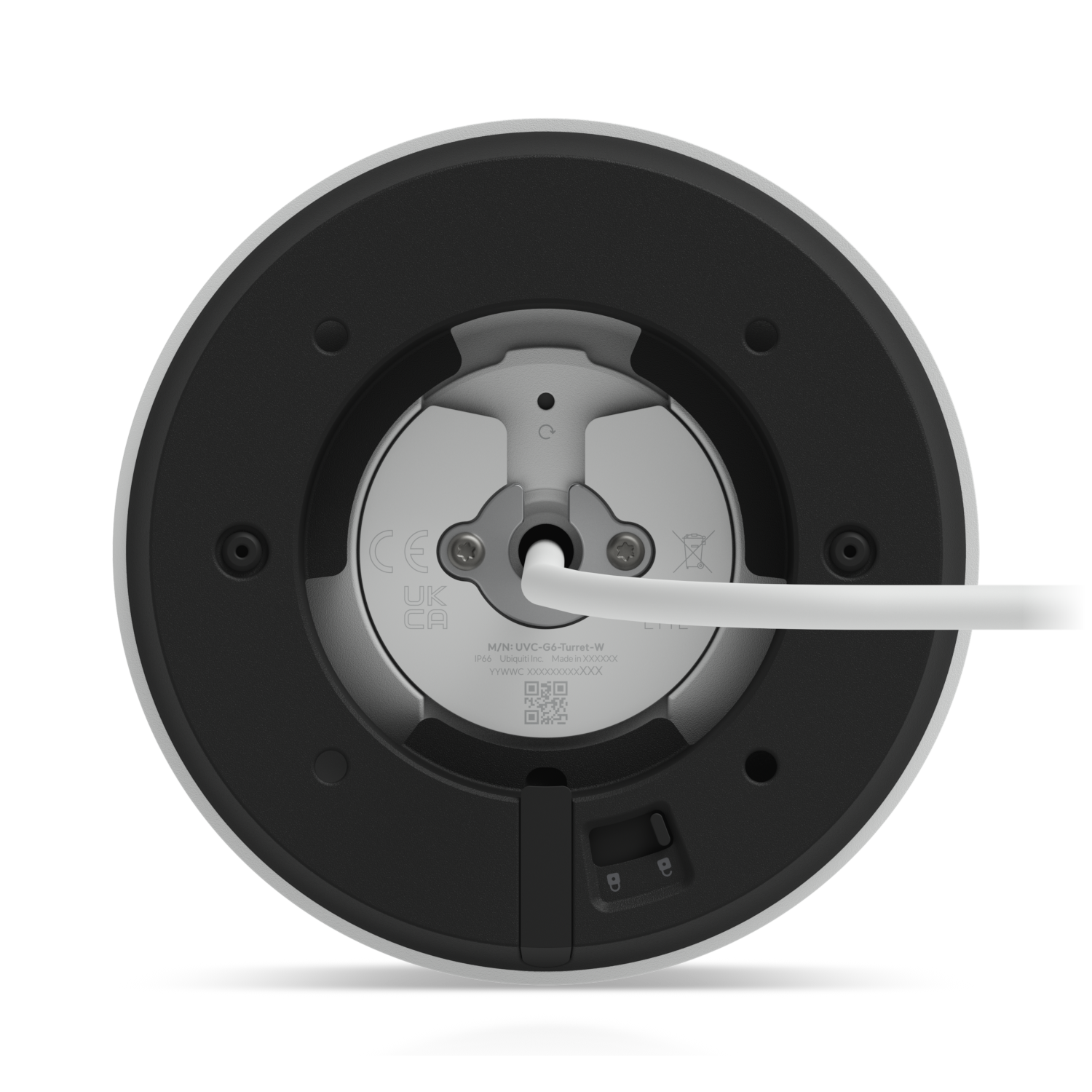 Ubiquiti UVC-G6-TURRET | G6 Turret Camera | 4K | IP66 | PoE – White