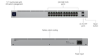Ubiquiti USW-24 | UniFi Switch 24 | 26 Gbps Switch – Default Title