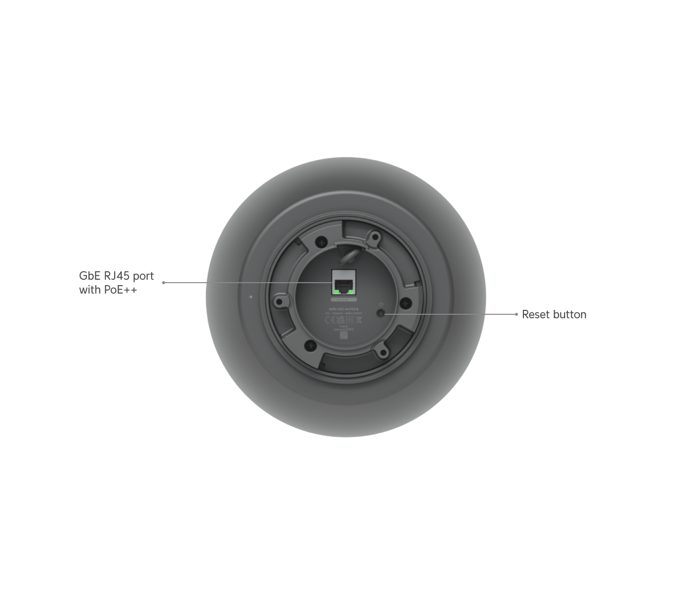 Ubiquiti UVC-AI-PTZ | AI PTZ Camera | 4K | IP66 | 22x Optical – White