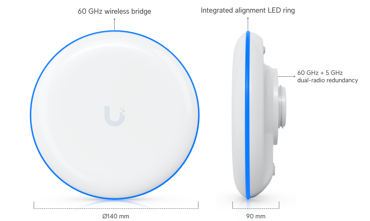 Ubiquiti UBB | UniFi Building‑to‑Building Bridge – Default Title