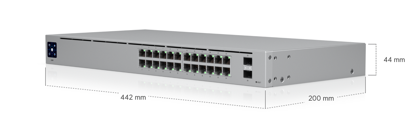Ubiquiti USW-24 | UniFi Switch 24 | 26 Gbps Switch – Default Title
