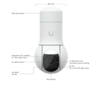 Ubiquiti UVC-G5-PTZ | G5 PTZ Camera | 2K | IP66 | 2x Optical – Black