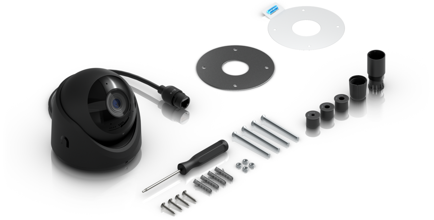 Ubiquiti UVC-G6-TURRET | G6 Turret Camera | 4K | IP66 | PoE – White