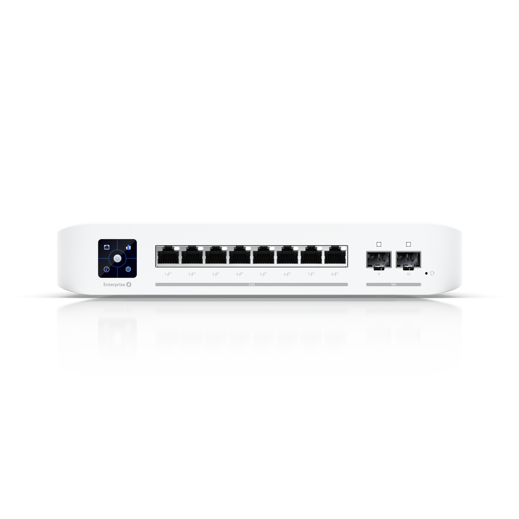 Ubiquiti USW-ENT-8-POE | UniFi Enterprise 8 PoE | 40 Gbps Switch – Default Title