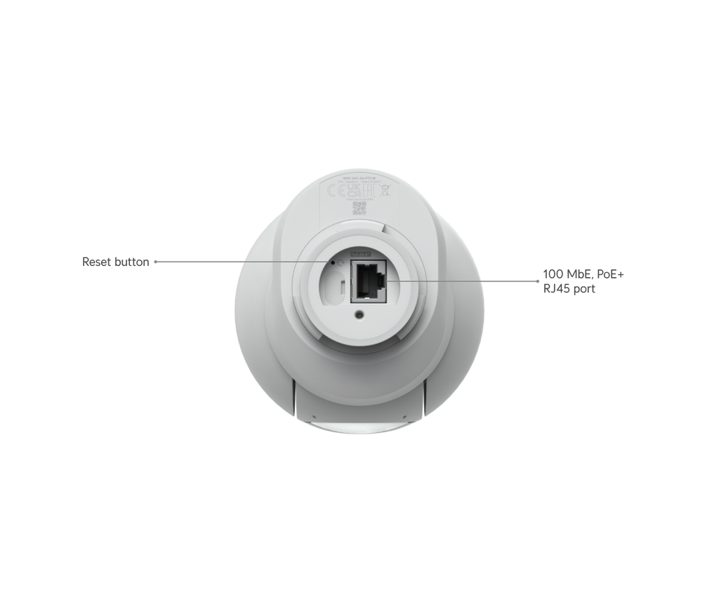 Ubiquiti UVC-G6-PTZ | G6 PTZ Camera | 4K | IP66 | 10x Hybrid – White