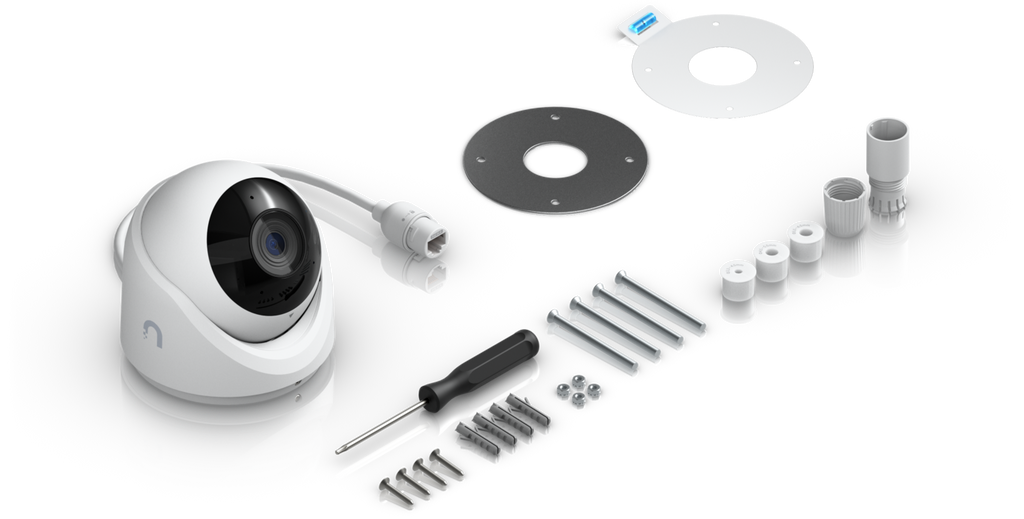 Ubiquiti UVC-G6-TURRET | G6 Turret Camera | 4K | IP66 | PoE – White