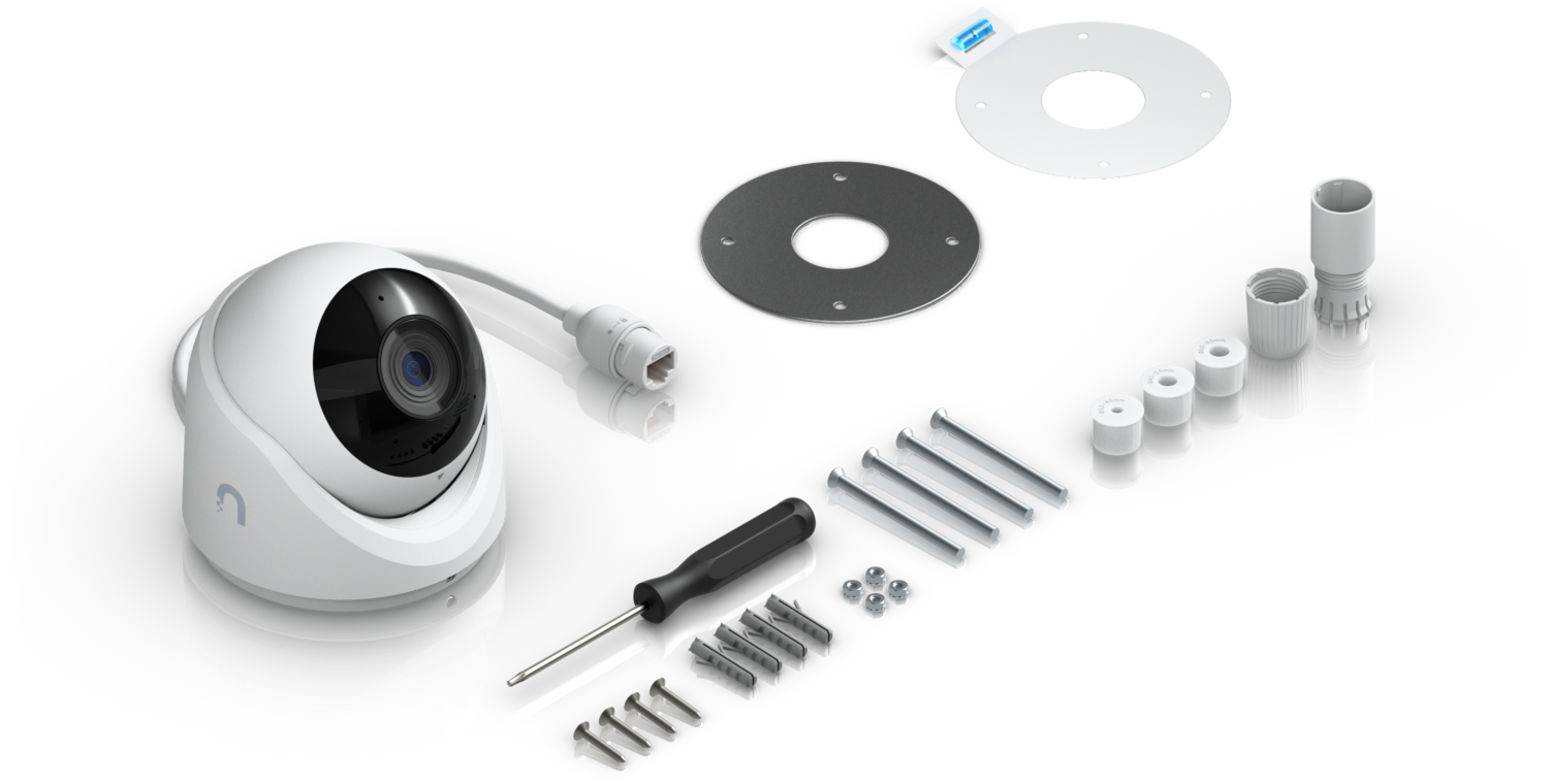 Ubiquiti UVC-G6-TURRET | G6 Turret Camera | 4K | IP66 | PoE – White