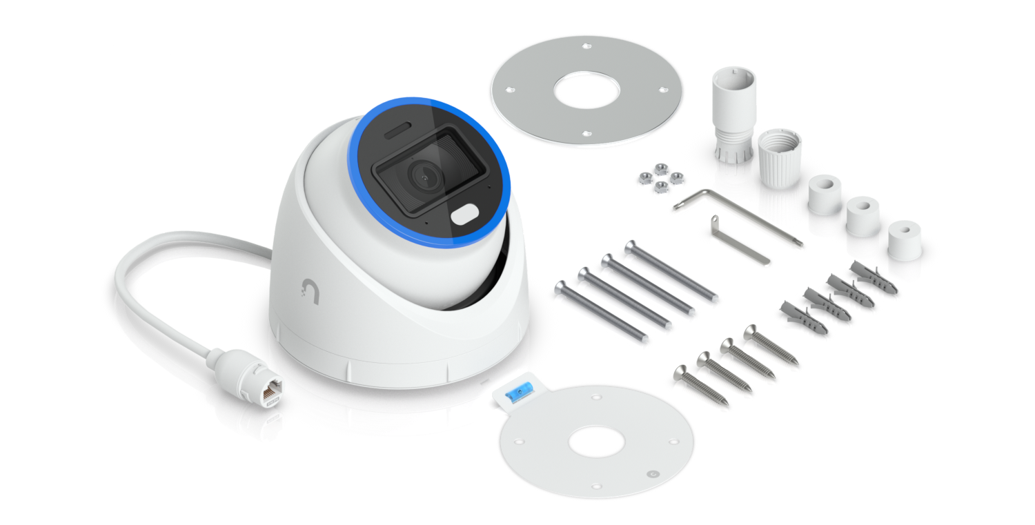 Ubiquiti UVC-AI-TURRET | AI Turret Camera | 4K | IP66 | PoE+ – White