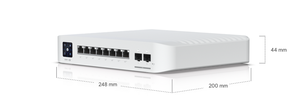 Ubiquiti USW-PRO-8-POE | UniFi Switch Pro 8 PoE | 28 Gbps Switch – Default Title