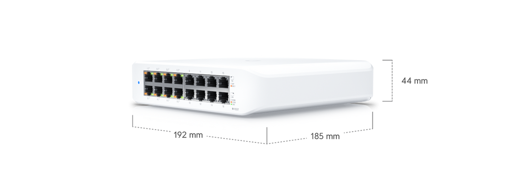 Ubiquiti USW-LITE-16-POE | UniFi Lite 16 PoE Switch | 16 Gbps Switch – Default Title