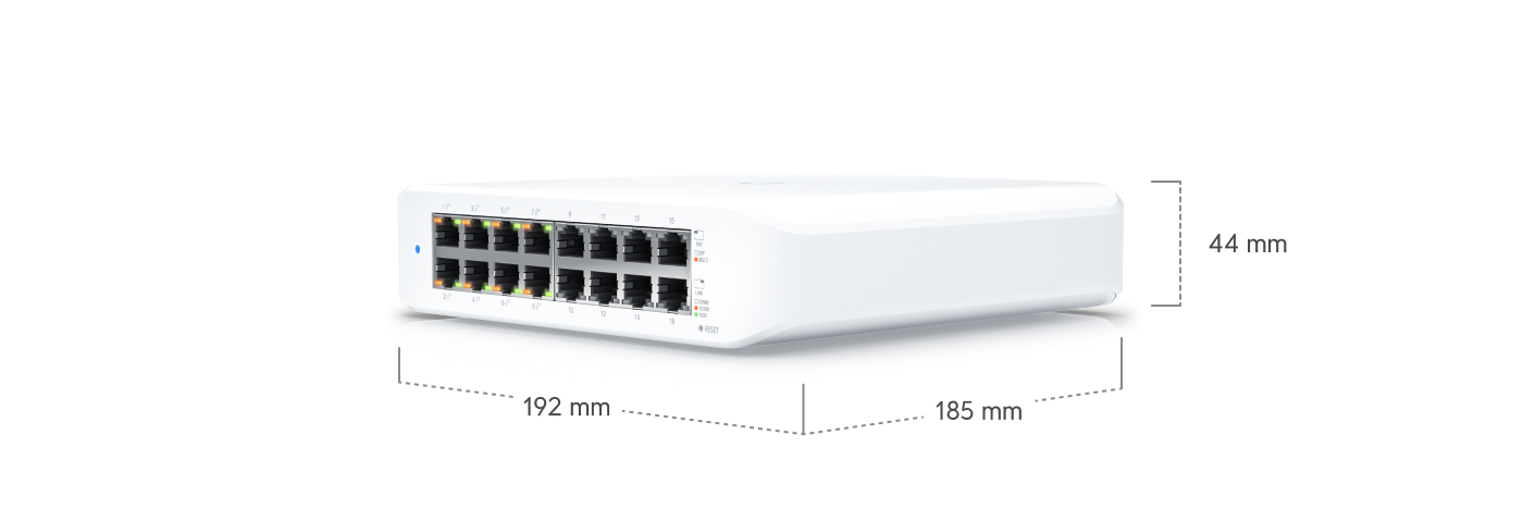 Ubiquiti USW-LITE-16-POE | UniFi Lite 16 PoE Switch | 16 Gbps Switch – Default Title