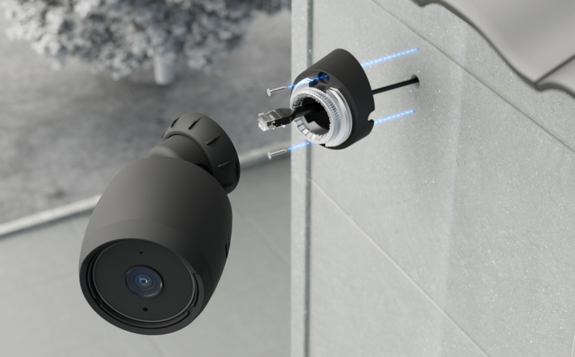 Ubiquiti UACC-BULLET-AB | Bullet Angled Base – White