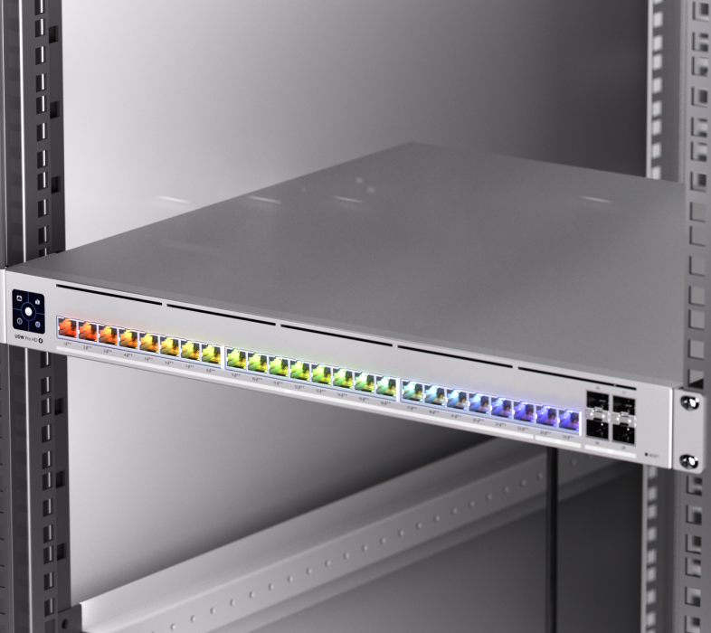Ubiquiti USW-PRO-HD-24-POE | UniFi Pro HD 24 PoE Switch | 115 Gbps… – Default Title
