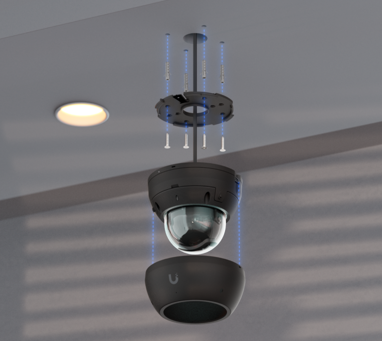 Ubiquiti UVC-AI-DOME | AI Dome Camera | 4K | IP66 | PoE – White