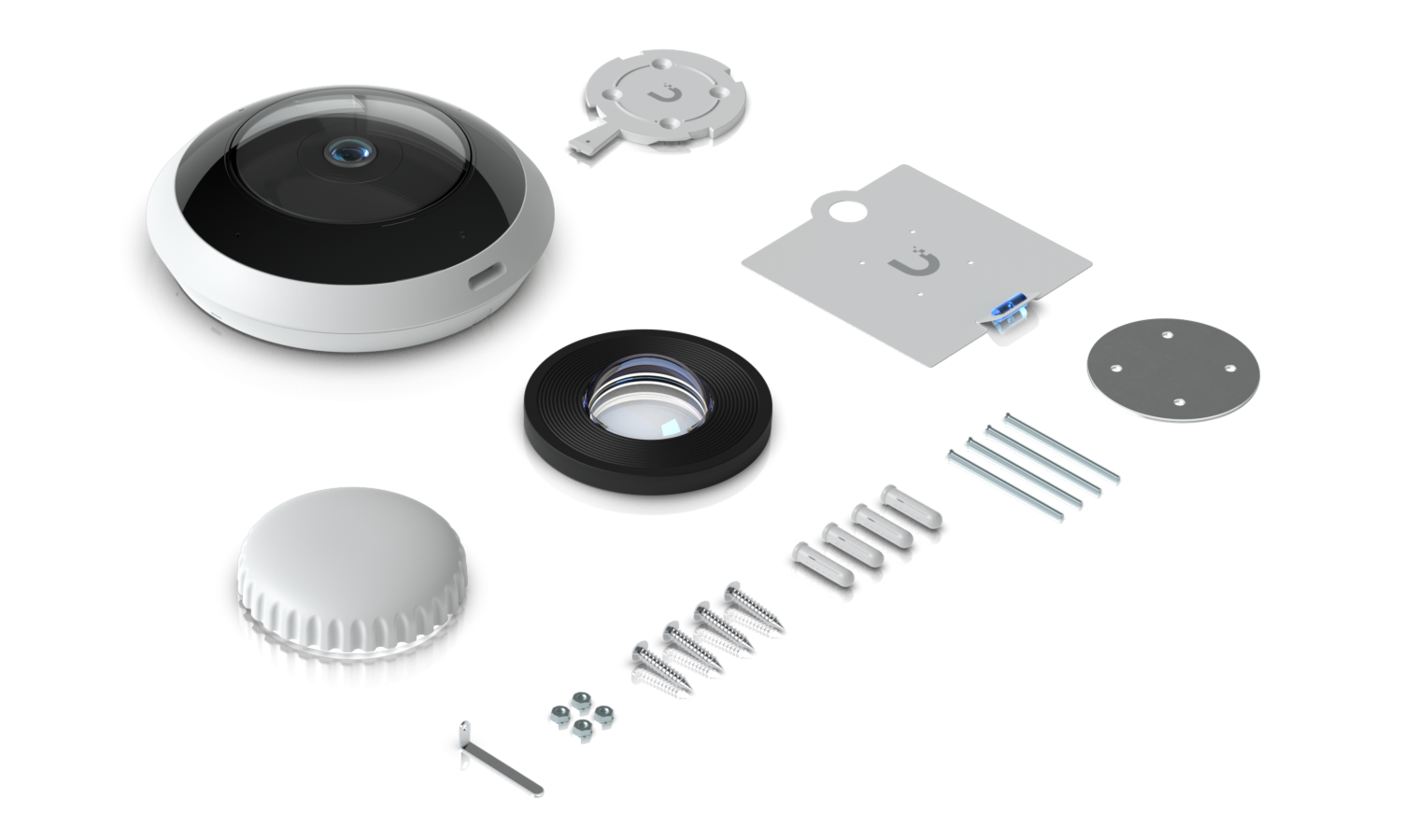 Ubiquiti UVC-AI-360 | AI 360 Camera | 2K | IPX4 (While Covered) | PoE – White