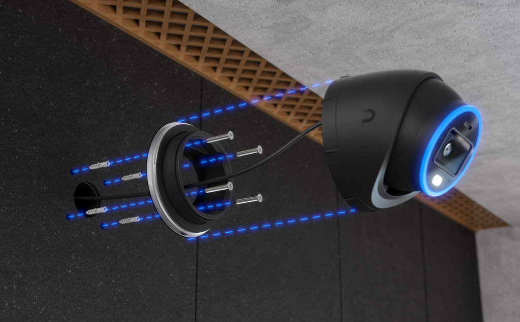 Ubiquiti UVC-AI-TURRET | AI Turret Camera | 4K | IP66 | PoE+ – White