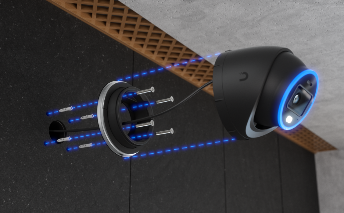 Ubiquiti UVC-AI-TURRET | AI Turret Camera | 4K | IP66 | PoE+ – White
