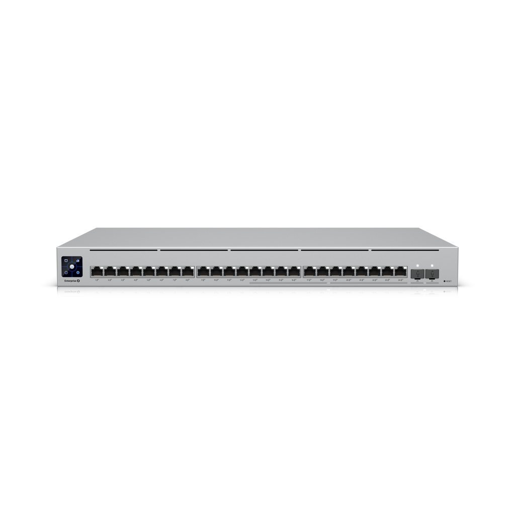 Ubiquiti USW-ENT-24-POE | UniFi Enterprise 24 PoE | 62 Gbps Switch – Default Title