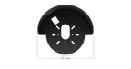 Ubiquiti UACC-G6-DOME-WS | G6 Dome Wall Spacer – White