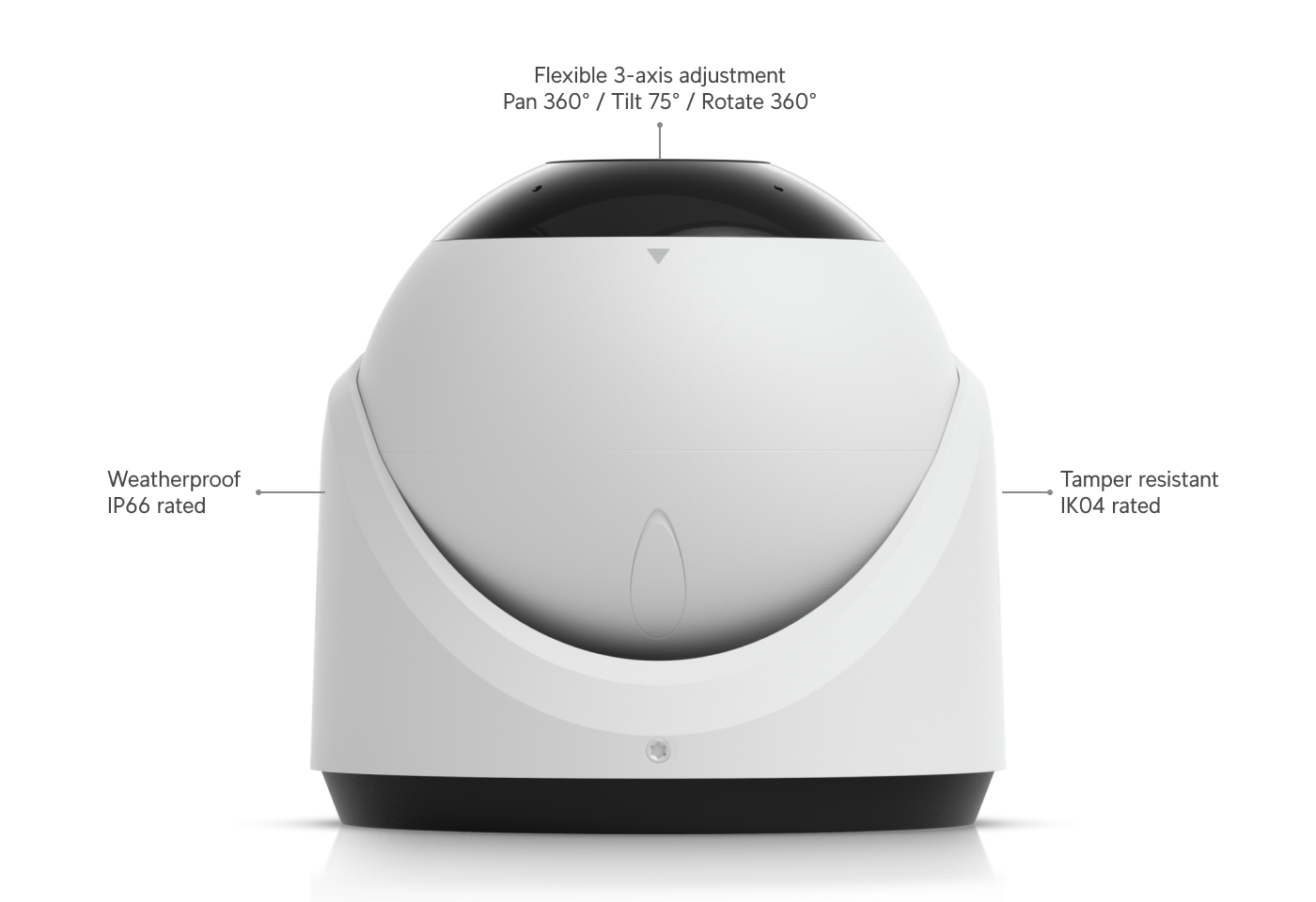 Ubiquiti UVC-G6-TURRET | G6 Turret Camera | 4K | IP66 | PoE – White