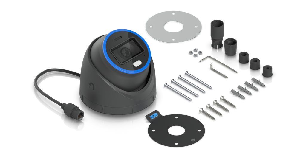 Ubiquiti UVC-AI-TURRET | AI Turret Camera | 4K | IP66 | PoE+ – White