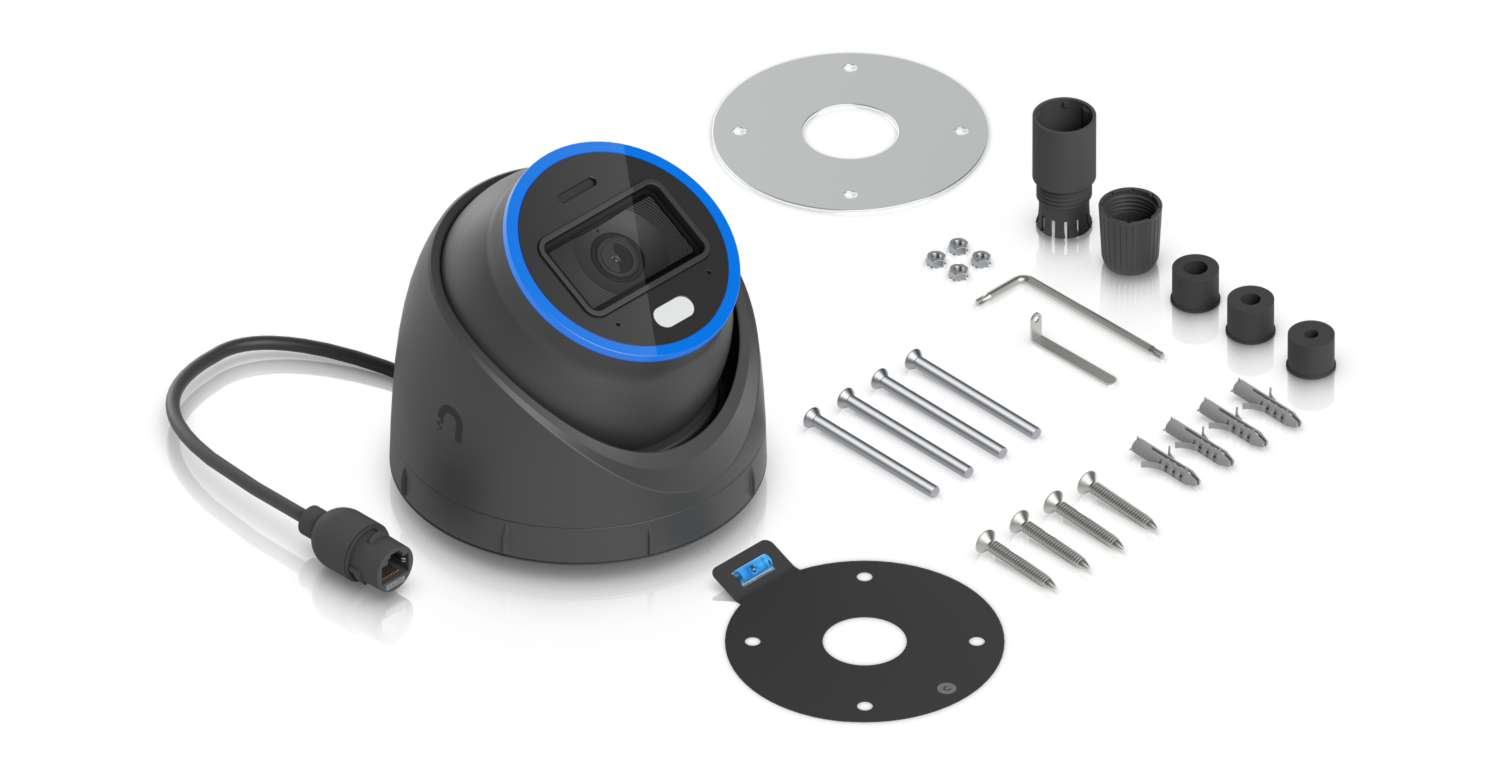 Ubiquiti UVC-AI-TURRET | AI Turret Camera | 4K | IP66 | PoE+ – White