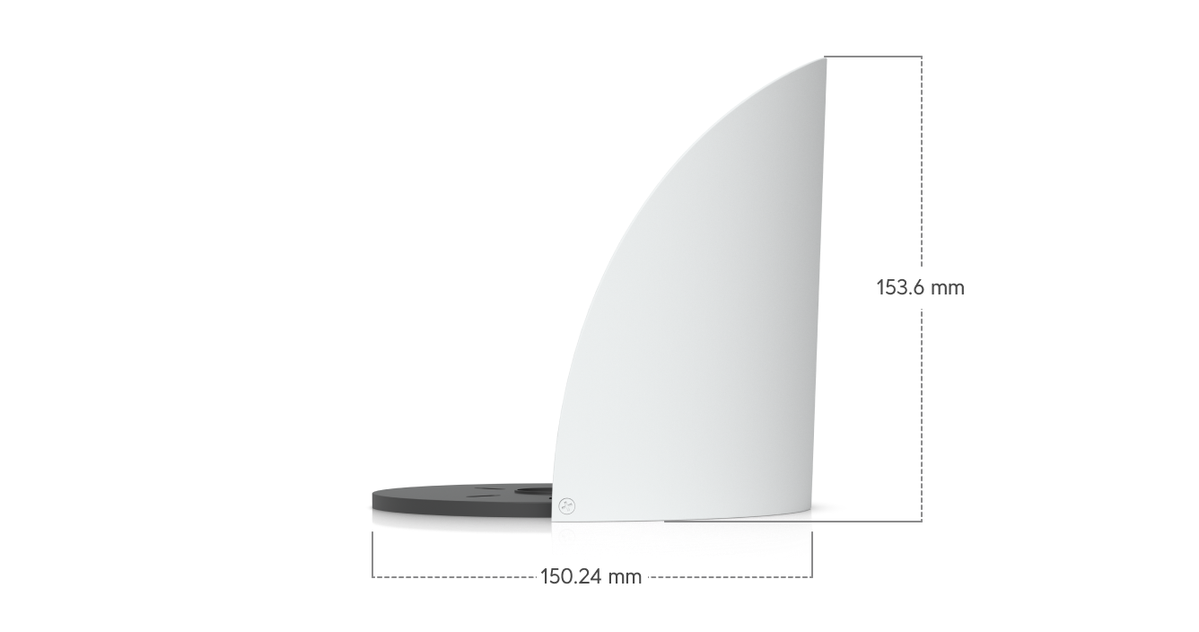 Ubiquiti UACC-G6-DOME-WS | G6 Dome Wall Spacer – White