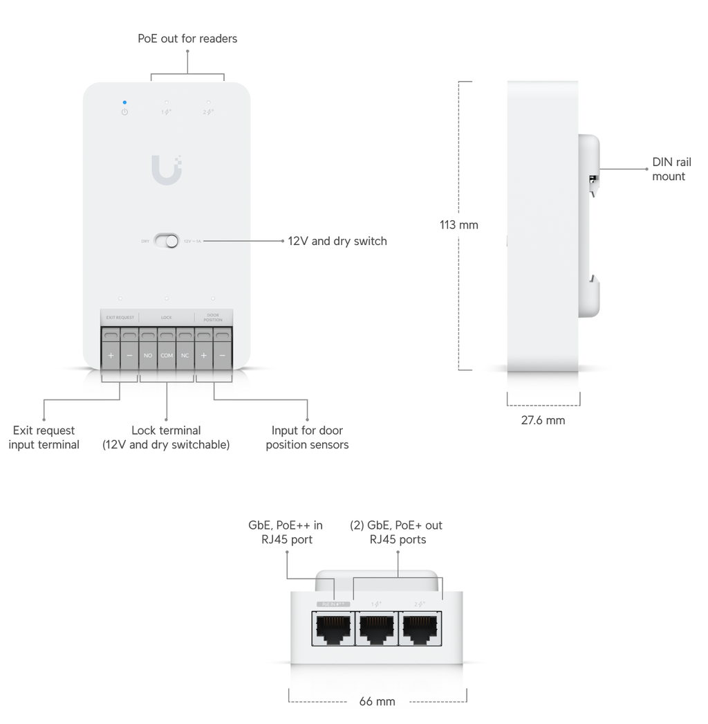 Ubiquiti UA-G3-SK | UniFi Access Starter Kit G3 – Default Title