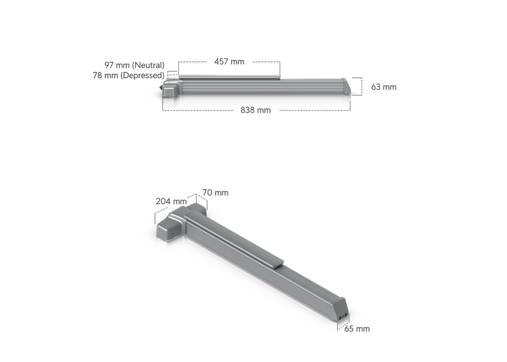 Ubiquiti UACC-PANICBAR | Door Access Panic Bar – Default Title