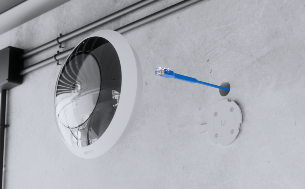 Ubiquiti UVC-AI-360 | AI 360 Camera | 2K | IPX4 (While Covered) | PoE – White