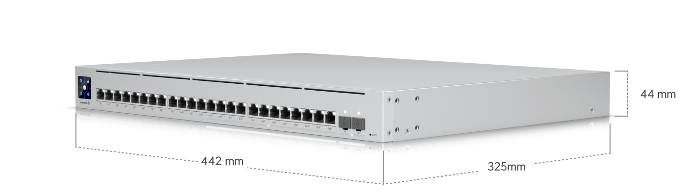 Ubiquiti USW-ENT-24-POE | UniFi Enterprise 24 PoE | 62 Gbps Switch – Default Title