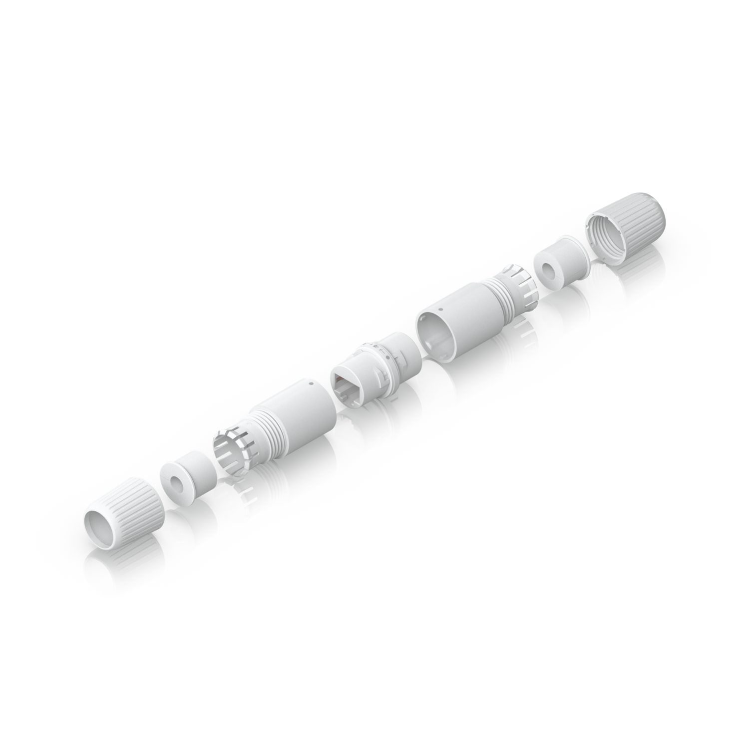 Ubiquiti RJ45-COUPLER-C6A-OUTD | RJ45 Inline Coupler Outdoor (Cat6A) – Default Title