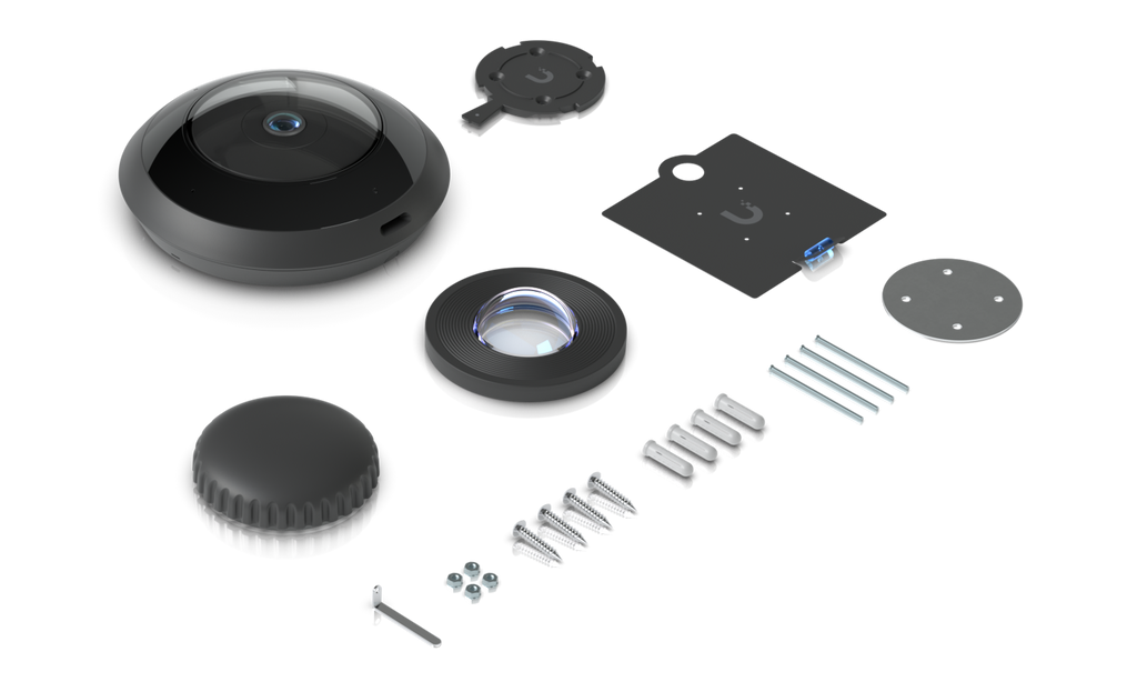 Ubiquiti UVC-AI-360 | AI 360 Camera | 2K | IPX4 (While Covered) | PoE – White