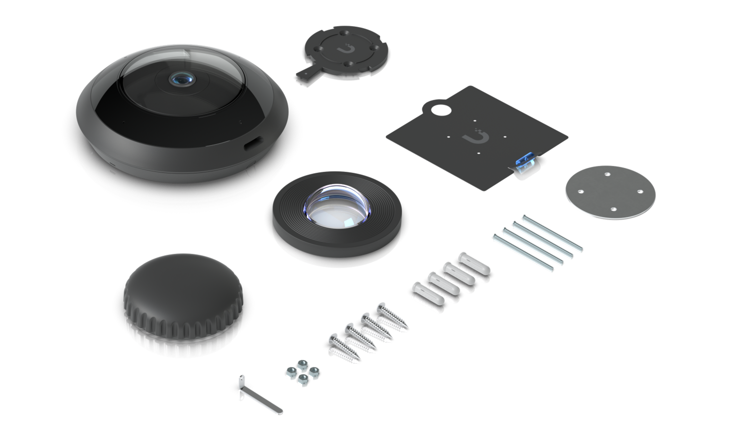 Ubiquiti UVC-AI-360 | AI 360 Camera | 2K | IPX4 (While Covered) | PoE – White