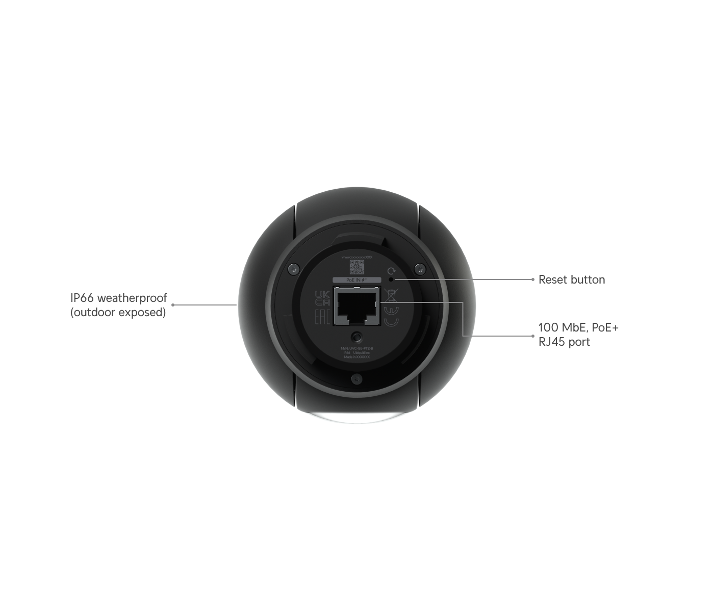 Ubiquiti UVC-G5-PTZ | G5 PTZ Camera | 2K | IP66 | 2x Optical – Black