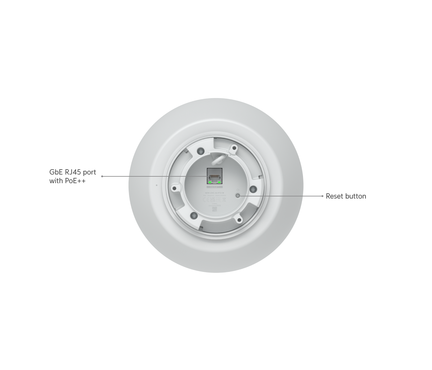 Ubiquiti UVC-AI-PTZ | AI PTZ Camera | 4K | IP66 | 22x Optical – White
