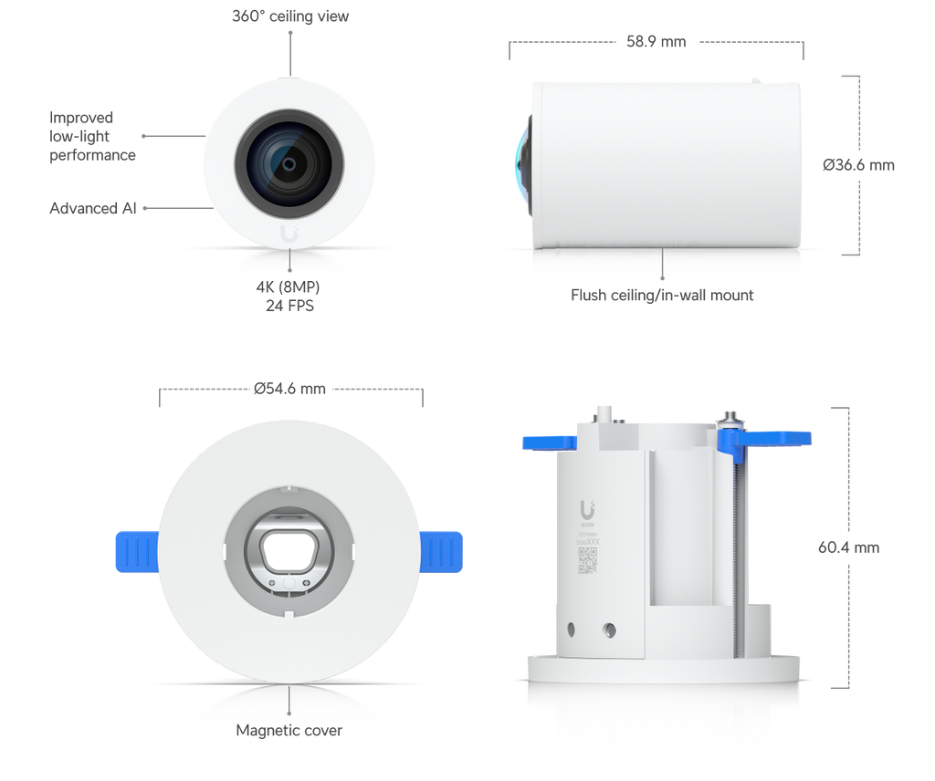 Ubiquiti UVC-AI-THETA | AI Theta Camera | 4K | PoE – Pro
