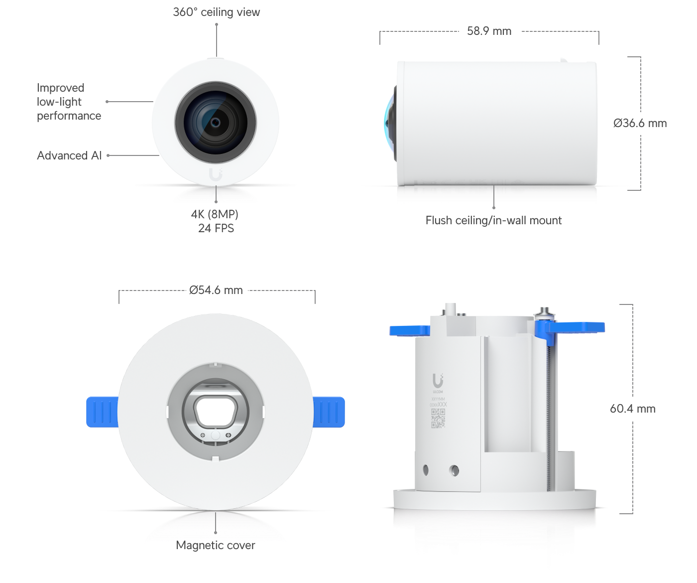 Ubiquiti UVC-AI-THETA | AI Theta Camera | 4K | PoE – Pro