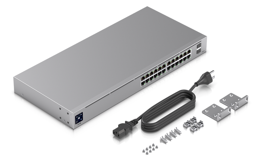 Ubiquiti USW-24-POE | UniFi Switch 24 PoE | 26 Gbps Switch – Default Title