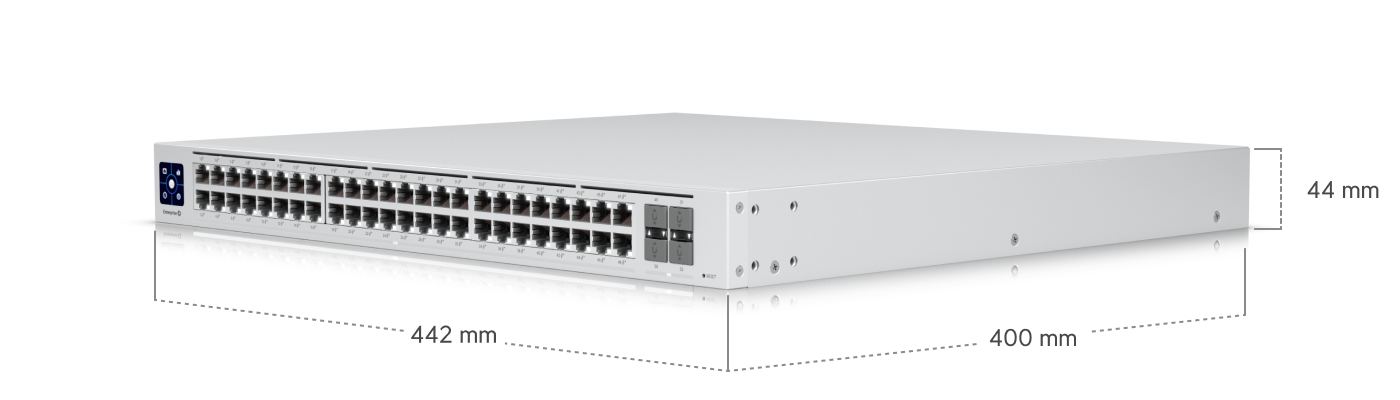 Ubiquiti USW-ENT-48-POE | UniFi Enterprise 48 PoE | 160 Gbps Switch – Default Title