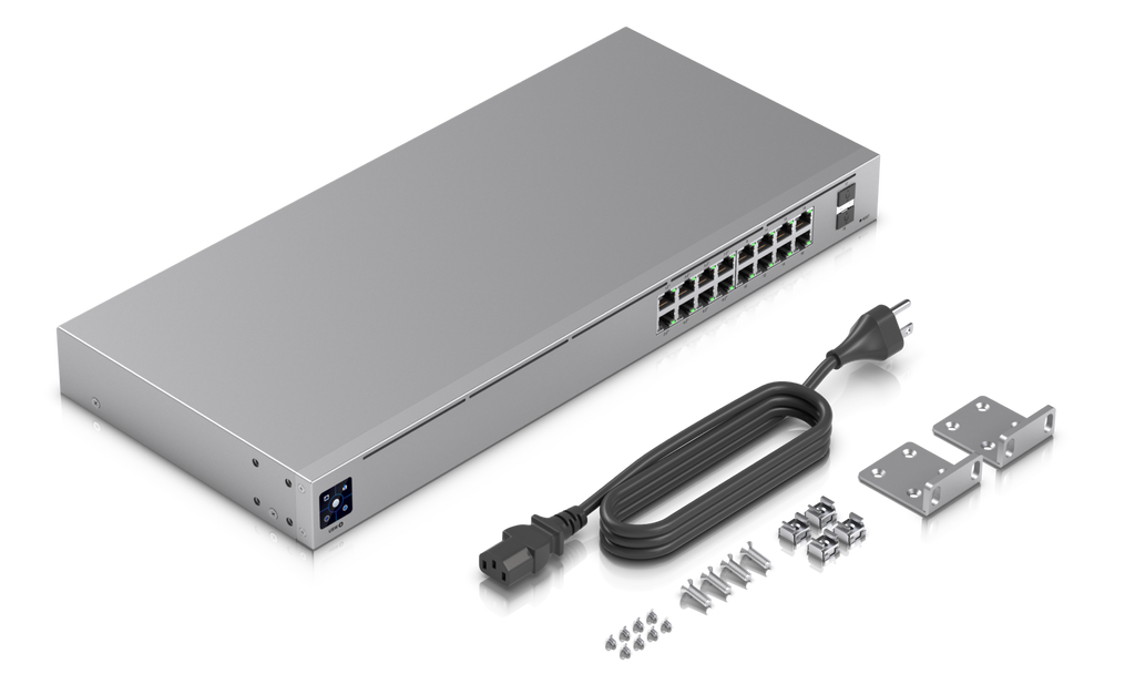 Ubiquiti USW-16-POE | UniFi Switch 16 PoE | 18 Gbps Switch – Default Title