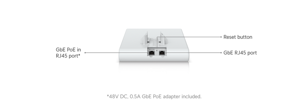 Ubiquiti U6-MESH-PRO | UniFi 6 Mesh Pro | WiFi 6 | GbE | PoE – Default Title