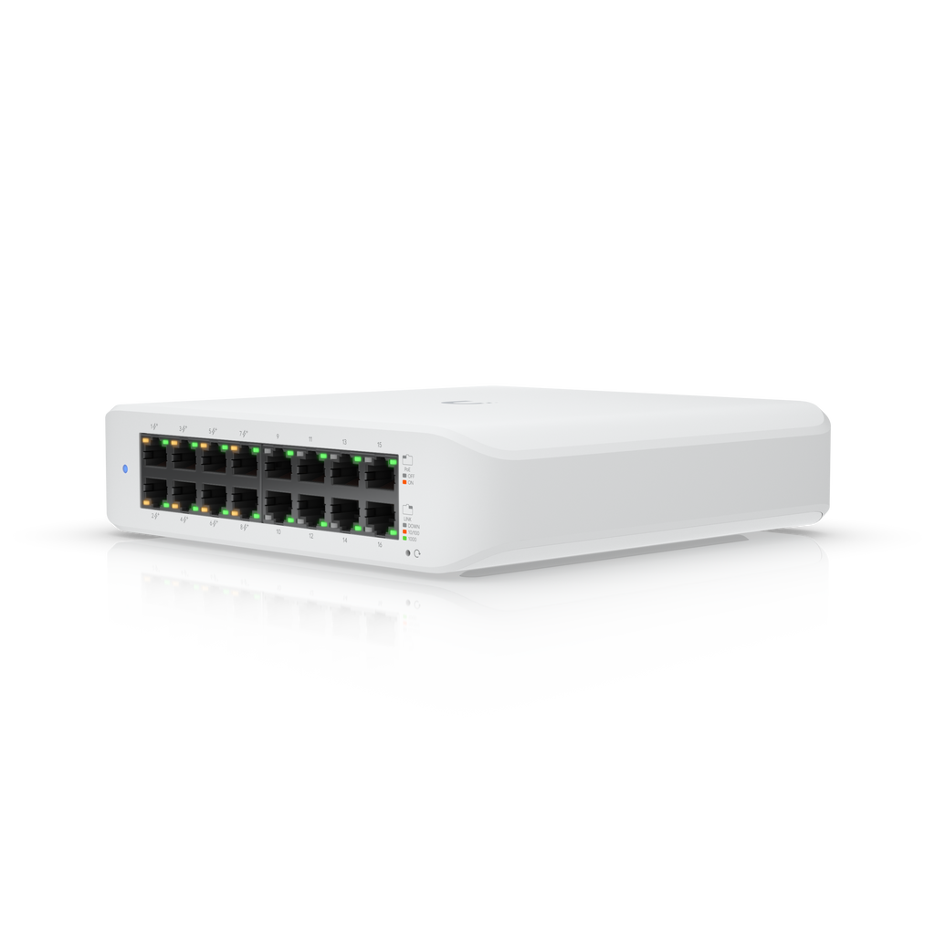 Ubiquiti USW-LITE-16-POE | UniFi Lite 16 PoE Switch | 16 Gbps Switch – Default Title