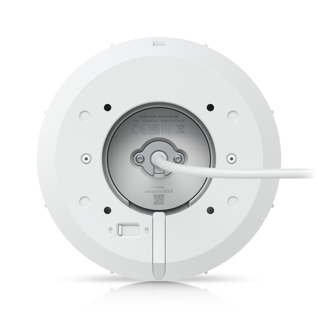 Ubiquiti UVC-AI-TURRET | AI Turret Camera | 4K | IP66 | PoE+ – White